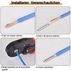 Wire End Ferrules Assortment, 700 Pieces Wire End Ferrules Uninsulated,