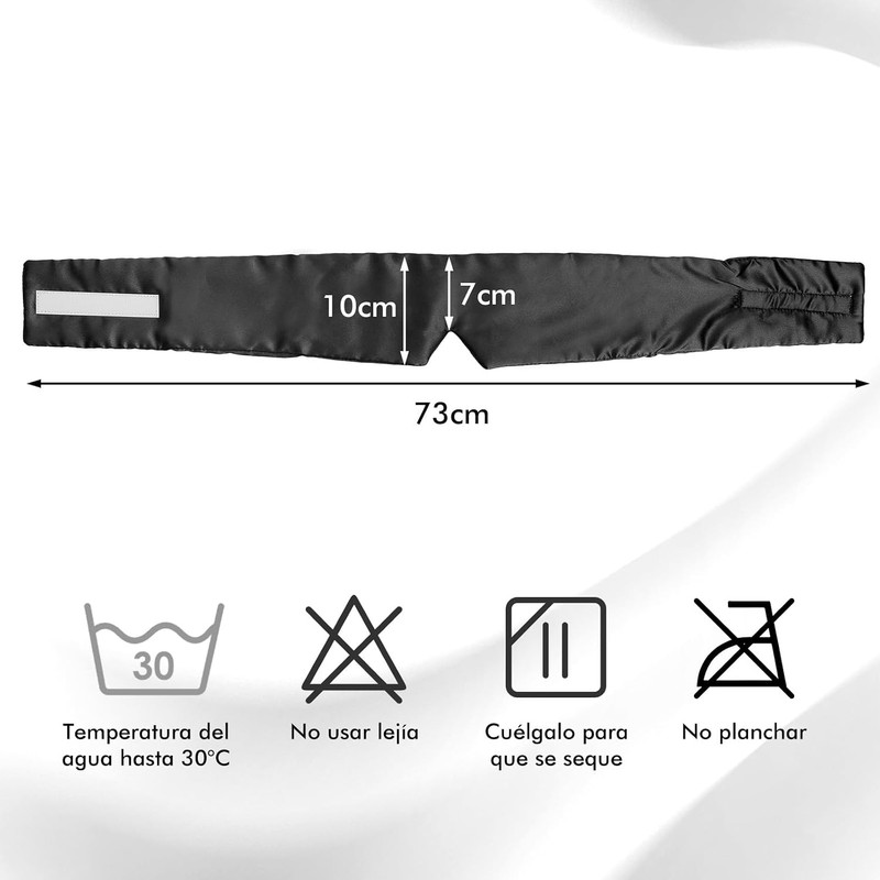Antifaz para Dormir, Cubre Ojos para Dormir Mujer, Negro