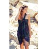 PANASIAM Sarong B025 Petrol bamboo, L