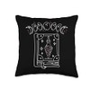 Witch Spell Book Witchcraft Potion Moon Phases Throw Pillow