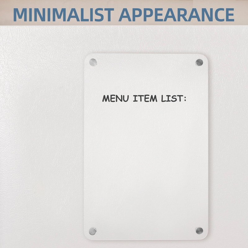 Operitacx Magnetic Board Acrylic Dry Wipe Clean for the Fridge