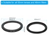 PATIKIL 55mm-46mm Metal Step Down Ring Camera Lens Filter Adapter