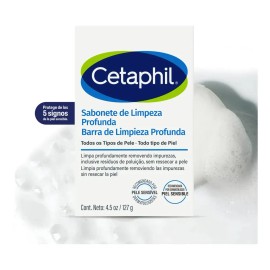 Cetaphil Barra Dermolimpiadora Limpieza Profunda 127 g
