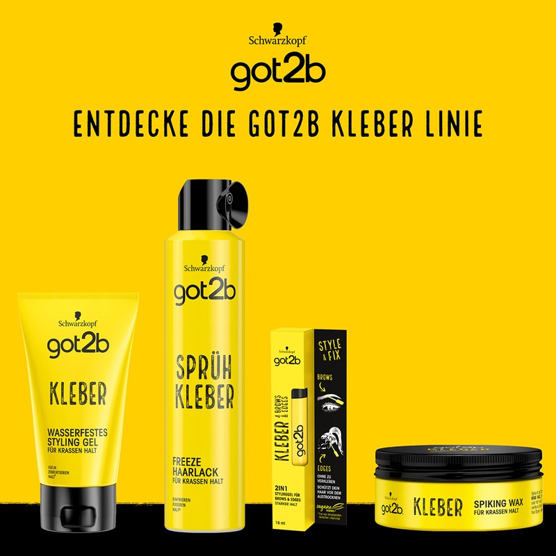 GOT2B 2-in-1 Styling Gel Glue 4 Brows & Edges 2-in-1
