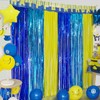 Yellow Jeans Cartoon Themed Birthday Party Decoration, 4 Pack Big