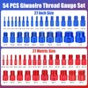 Nut and Bolt Thread Checker - 54 PCS Nut and