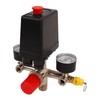 Air Compressor Pressure Switch Manifold Regulator Gauges Automatic Control Valve