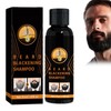 Rostblant Bart Verdunkelung Shampoo,Natural Hair Dye, Instant Hair Shampoo Haarfarbe,