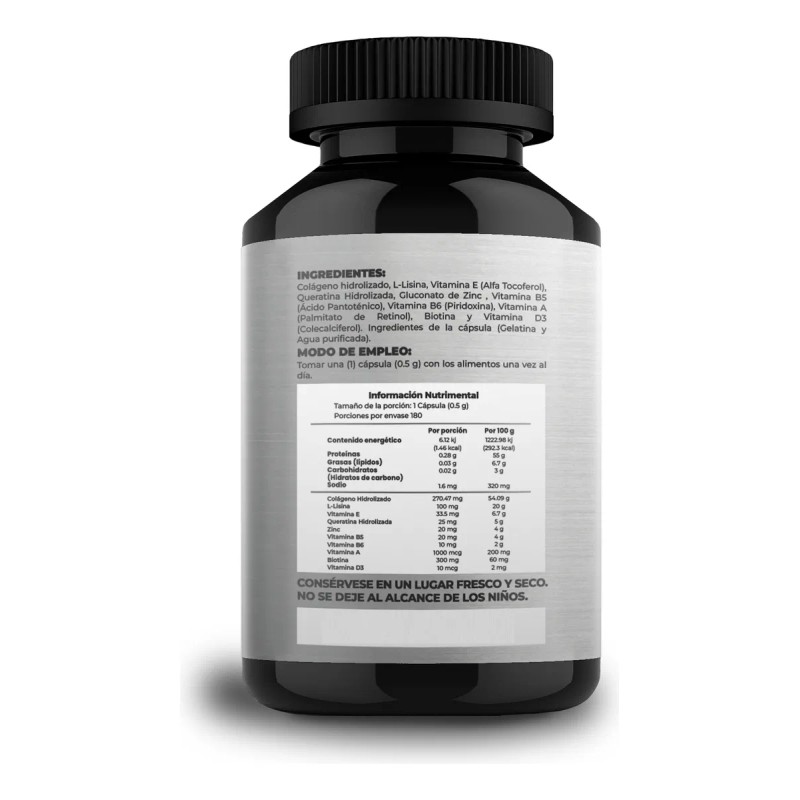 Vitaminas Cabello Y Barba Hombres 180cáps | Men's Hr |