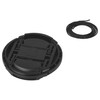 Variation vhbw Lens Cap 58 mm Snap on inner grip