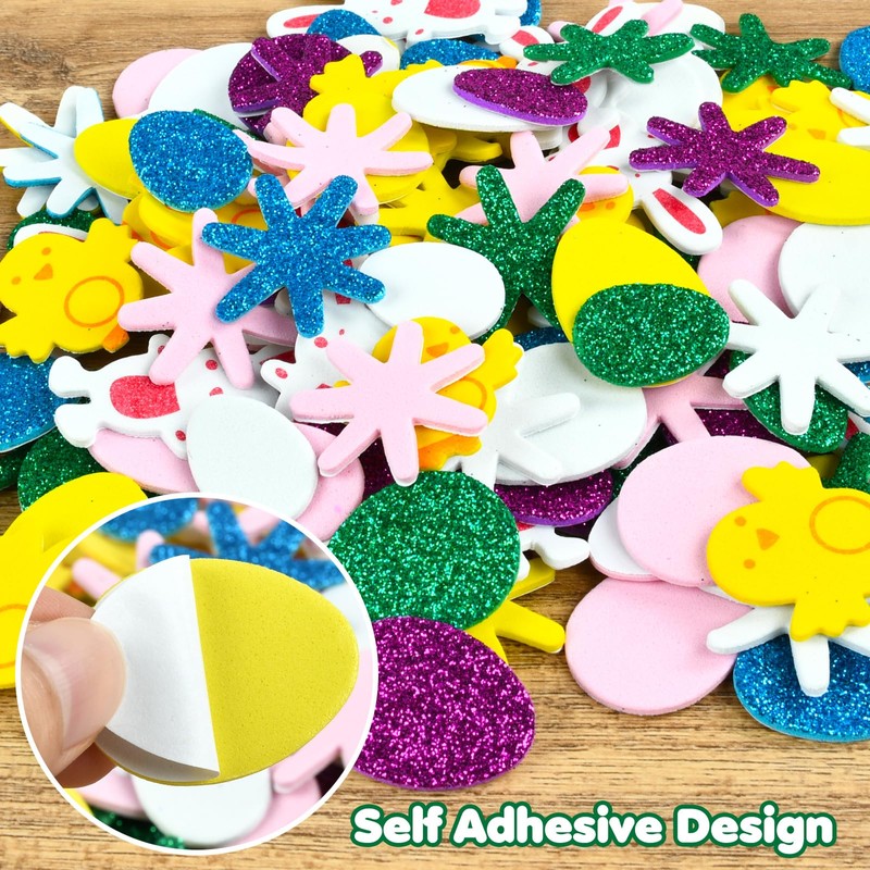 DIELIANHUA 336 Pieces Easter Crafts Children, DIY Easter Decoration Craft