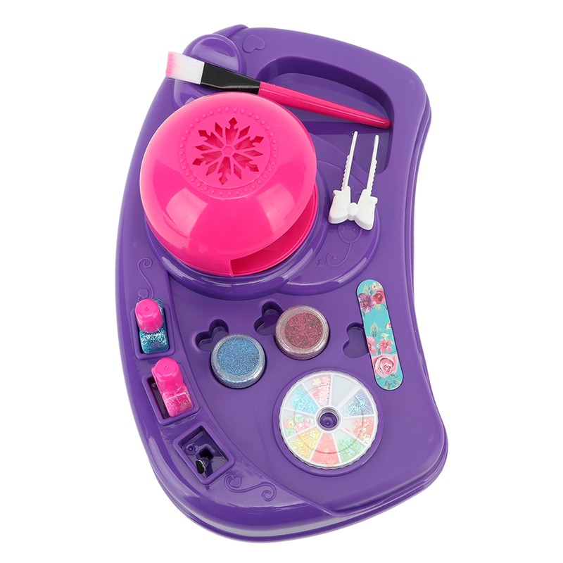 Kids Nail Art Toys Nail Polish Set with Dryer DIY