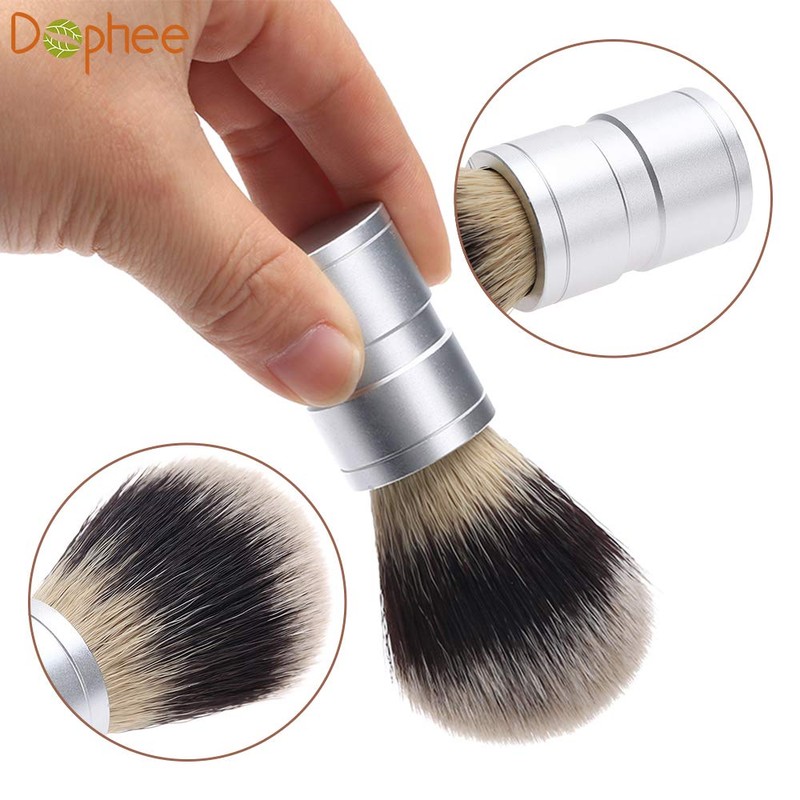 Dophee Beard Brush, Shaving Brush, Face Wash Brush, Men's, Gift,