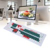 Keyboard Keycaps 123 Keys OEM Height Sublimation Process Ergonomic Design
