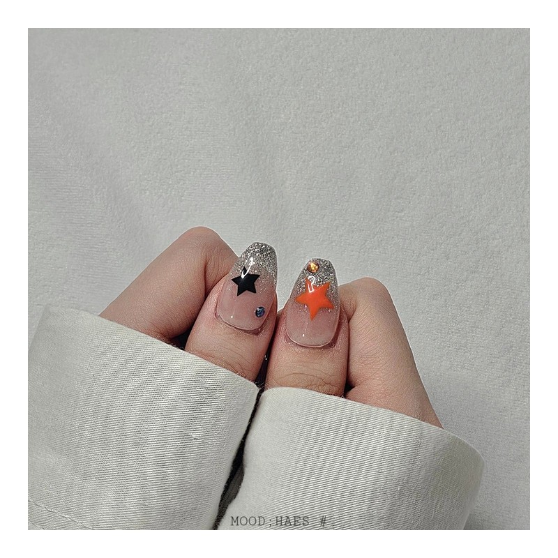 [M;H #] Piece of Star Handmade Nail Tips - Required