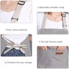 SiHuiTu Adjustable Apron Unisex Apron with Pocket Cooking Kitchen Chef