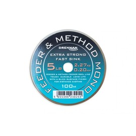 DRENNAN METHOD AND FEEDER MONOFILAMENT LINE - 100 METRES (5lb)