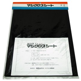 Shinwa Fastener Magic Cross Sheet, 9.8 x 11.8 inches (25 x 30 cm), Black