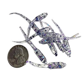 1.5” Stingers for Panfish Crappie Fishing in Ice and Freshwater outdoor - Color: Party Flake