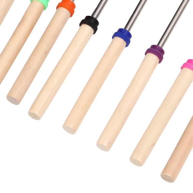 8Pcs Telescoping Extendable Marshmallow Roasting Sticks Marshmallow Sticks Kit Extending