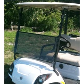 GCA Golf Cart Windshield (Fits: Yamaha G29 DRIVE) 2007- 2016 - TINTED Folding Windshield