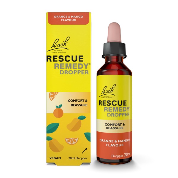 Rescue Remedy Dropper 20ml (Orange & Mango) Comfort & Reassurance,