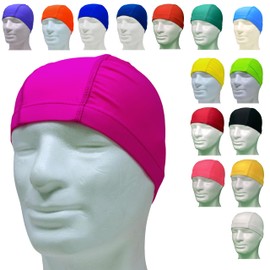Professional Swimming Caps in Hypoallergenic Lycra – Latex Free – Unisex Swimming Cap (Licra Neon Fuchsia, Pack of 1)