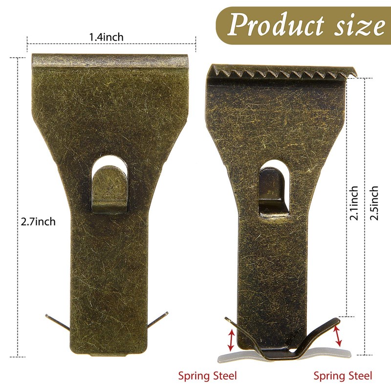 Ripeng 16 Pieces Brick Wall Clips and Hooks for Hanging