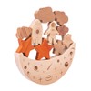Wooden Stacking Balance Game Toys Kids Toy Space Stacking Toy