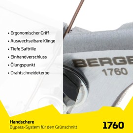 Berger 剪定鋏1760 215mm 1760