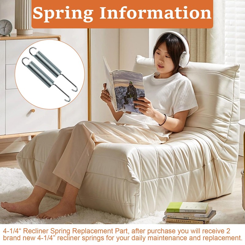 4-1/4” Recliner Spring Replacement Part,Recliner Spring Replacement Part, Sofa Recliner