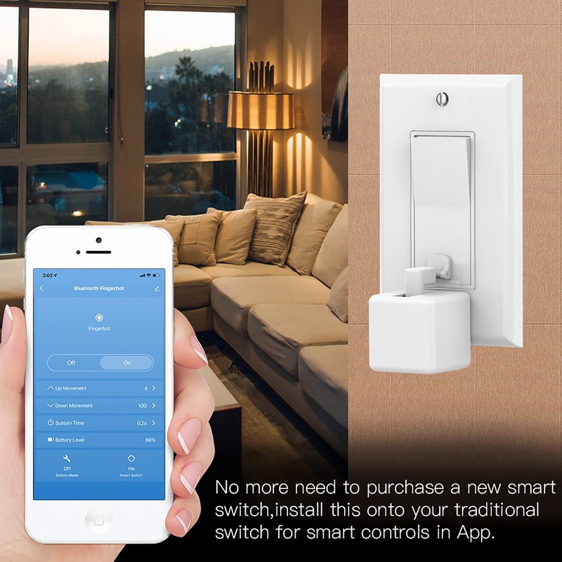 Smart Switch Button Pusher: Bluetooth Fingerbot Plus mit Toolkit für
