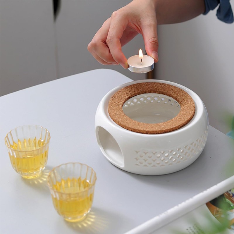 Hsthe Sea Teapot Warmer for Teapot Ceramic Teapot Warmer with