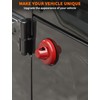 Savadicar Red Antenna Base Trim Cover for Jeep Wrangler JK
