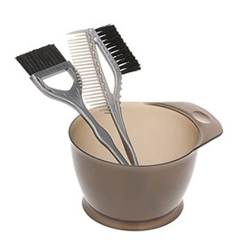 3 unids/Set de plástico para teñir el Cabello, Cepillo para Colorear, Peine, Kit de teñido del Cabello, Cuencos xing para Color de Cabello, Herramientas de estilismo para el Cabello