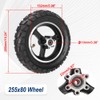 255x80 Scooter Tire with Hub 10 Inch Off Road Tyre