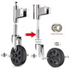 Homhoo Spring Loaded Gate Casters 6” Heavy Duty Gate Caster