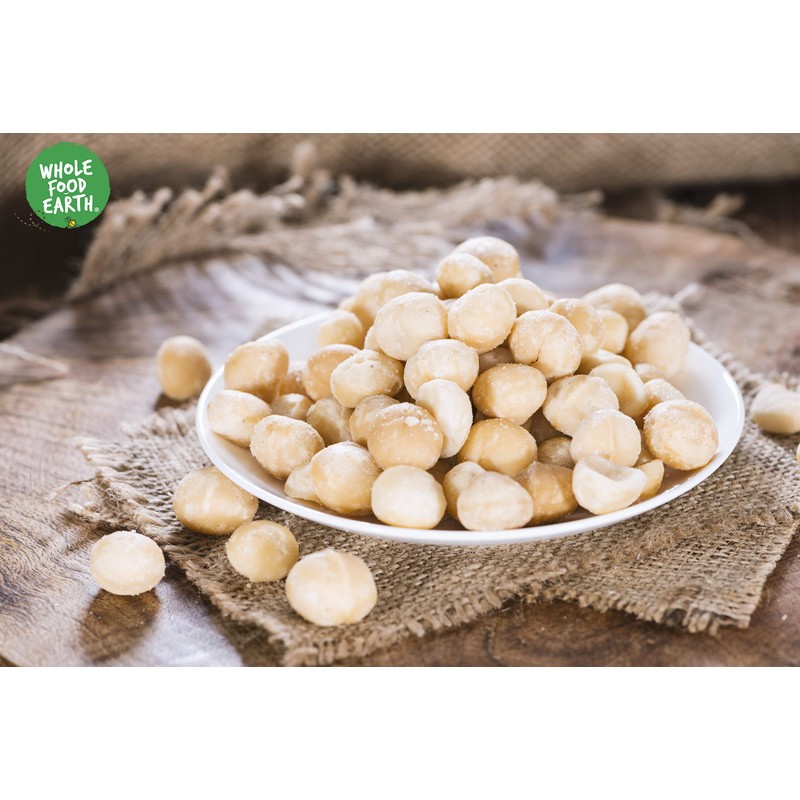 Wholefood Earth Organic Macadamia Nuts 500g Raw | GMO Free