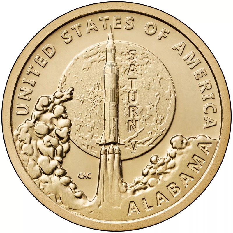 2024 P OR D Alabama American Innovation $1-SATURN V Mint