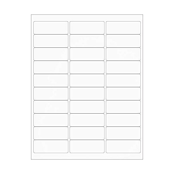 TYH Supplies 750 Address Labels 1 x 2 5/8 Inch,