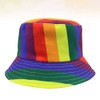 FENICAL Rainbow Bucket Hat 100% Cotton Cool Bucket Hat Fishing