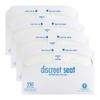 Hospeco Flushable Toilet Seat Covers - 1000 Pcs, 4 Packs