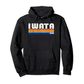 Retro Vintage 70s 80s Style Iwata, Japan Pullover Hoodie
