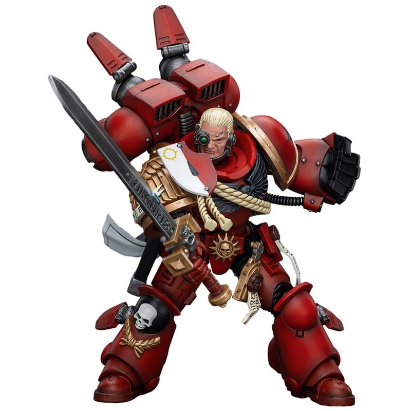JOYTOY Warhammer 40,000 1/18 Action Figure Blood Angels Captain with