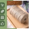 VGOODALL 2Pack 2mm Natural Jute Twines, 656 Feet Long Brown