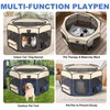 Aivituvin Dog Playpen, Foldable Pet Play Pens with Carrying Bag