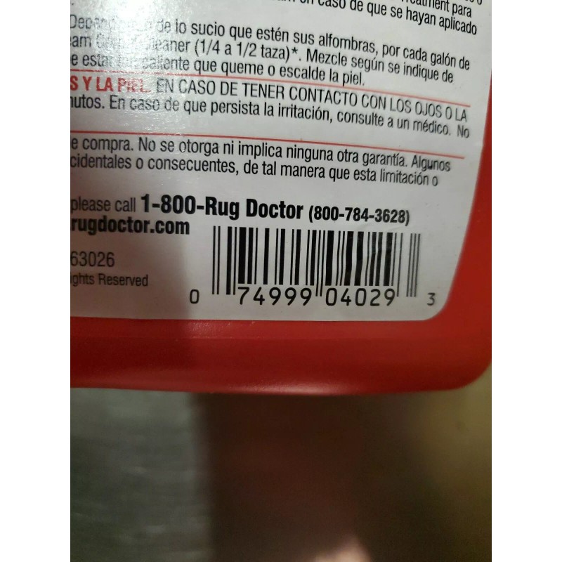 RUG DOCTOR Carpet Shampoo NEW OXY-STEAM 48 OZ ea. USA