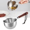 Oil Heating Pot Triple Layer Stainless Steel Uniform Heating Mini