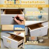 Orizizhic 6 Pcs Gold Bow Drawer Knobs Set，Bow Shape Cabinets
