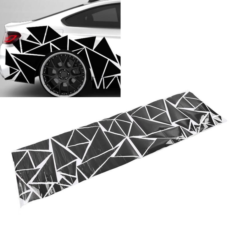 Triangle Car Decoration Stickers Universal 200x60cm DIY Car Body Sticker
